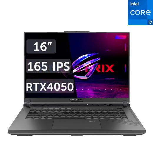 Игровой ноутбук Asus ROG Strix G16 i7 13650HX / 16ГБ / 512SSD / RTX4050 6ГБ / 16 / DOS / (G614JU-N3255)