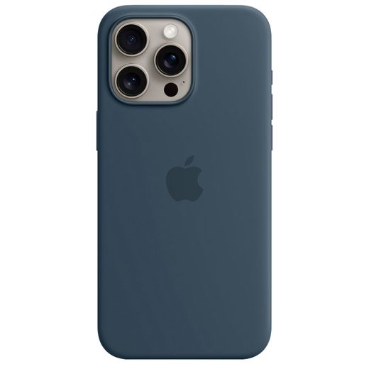 Чехол для iPhone 15 Pro Max, Silicone Case with MagSafe, Storm Blue (MT1P3ZM/A)
