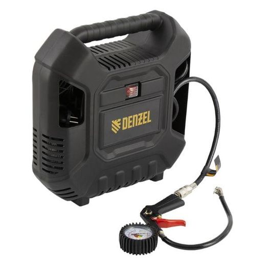 Компрессор Denzel воздушный DL1100 1,1 кВт, 180 л/мин, с набором аксессуаров (58005M)