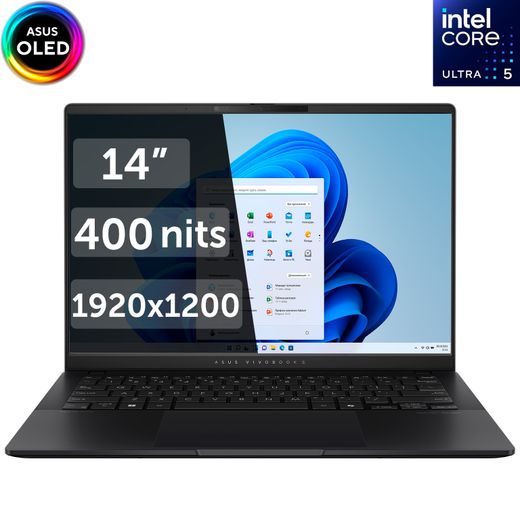Ультрабук Asus Vivobook S 14 OLED U5 125H / 16ГБ / 512SSD / 14 / Win11 / (S5406MA-QD060W)