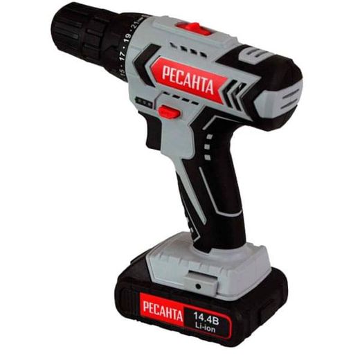 Дрель-шуруповерт Ресанта ДА-14-2Л аккумуляторная (75/14/3)