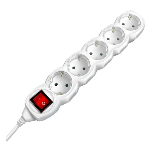 Удлинитель СТАРТ 3м, 5 розеток, 10A, белый (4610116219331)