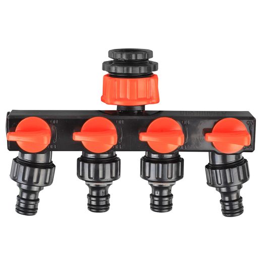 Распределитель PATRIOT TAP-4, пластиковый, 4-х канальный, G 3/4