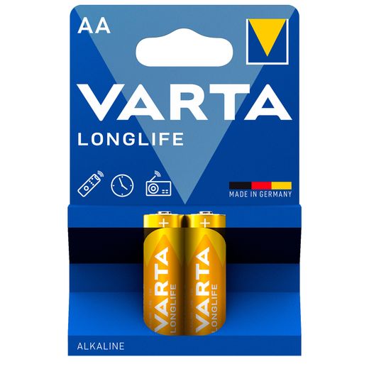 Батарейка AA 2шт Varta Longlife Extra Mignon (0001-4106-101-412)