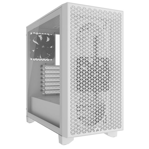 ПК корпус Corsair 3000D AIRFLOW MidTower, window, White EATX (CC-9011252-WW)
