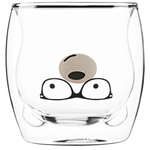 Набор чашек с двойными стенками Animals 250мл Ardesto AR2625GA