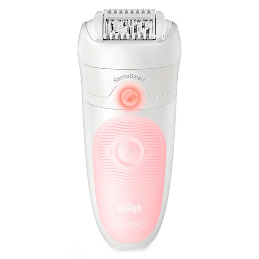 Эпилятор Braun Silk-épil 5 5-516, сухая/влажная эпиляция, подсветка SmartLight, розовый