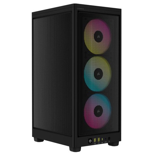 ПК корпус Corsair iCUE 2000D RGB AIRFLOW MiniTower, Black m-ITX (CC-9011246-WW)