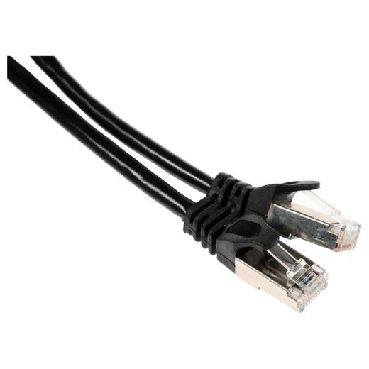 Патч-корд FTP Cablexpert кат.6, 1м, черный (PP6-1M/BK)