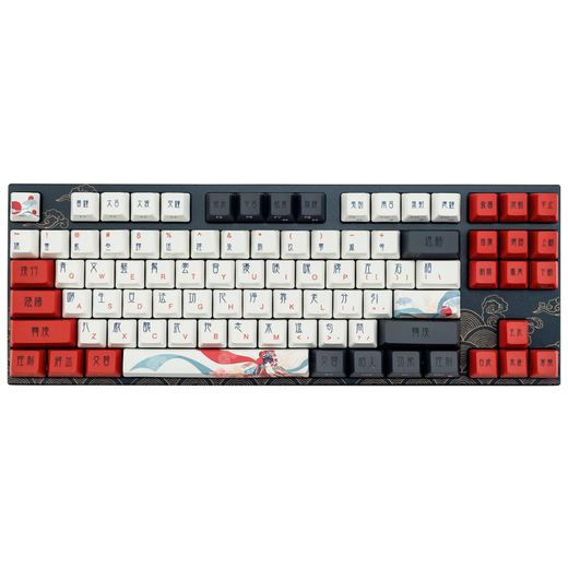 Игровая клавиатура Varmilo VEM87 Beijing Opera - EC V2 Daisy (A33A028A8A3A01A025)