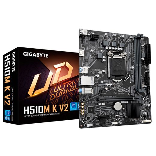 Материнская плата Gigabyte H510M K V2 LGA1200 2DDR4 PCI-E 1x16 1x1 (HDMI) mATX