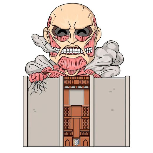 Коллекционная фигурка Youtooz Attack on Titan Colossal Titan (30616855131)