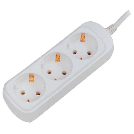 Удлинитель СТАРТ 3м, 3 розетки, 10A, белый (4610116219362)