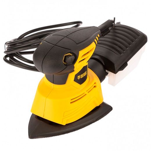 Плоскошлифовальная машина вибрационная Denzel VDS-2, 130 Вт, 2 в 1, сетевая (27614M)