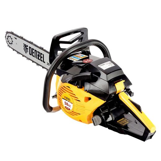 Пила цепная бензиновая Denzel DGS-5820, шина 50 см, 58см3, 4,1 л.с., шаг 0,325, паз 1,5 мм, 76 зв (9