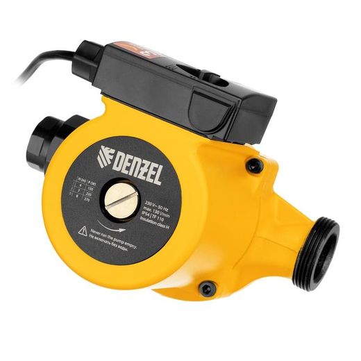 Циркуляционный насос Denzel CP25-8, напор 8 м, 130 л/мин (99412M)
