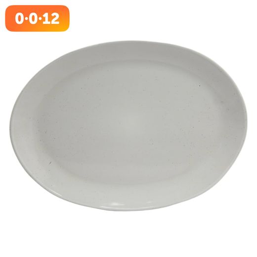 Тарелка овальная каменная керамика 35х27см Qian Shuenn Enterprise 201954