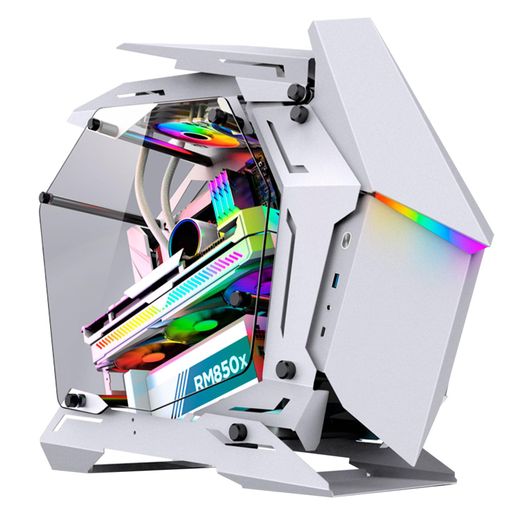 ПК корпус Jonsbo MOD-3 Mini MiniTower, window, White mATX (MOD-3 Mini White)