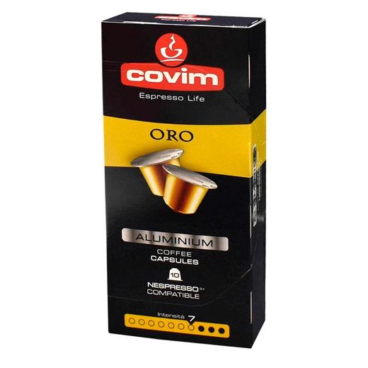 Капсулы кофейные Nespresso Covim Caffe' NE Alu Oro 10 шт