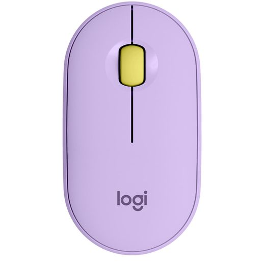 Мышка беспроводная USB/BT Logitech Pebble M350, Lavander lemonade (910-006752)