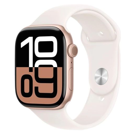 Смарт-часы Apple Watch Series 10 GPS 46mm Rose Gold Aluminium Case with Light Blush Sport Band - M/L