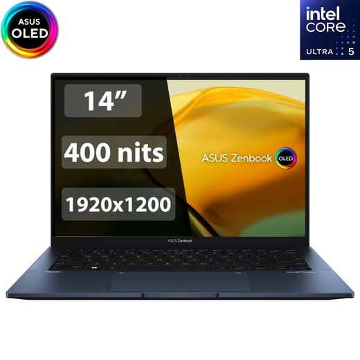 Ультрабук Asus Zenbook 14 OLED U5 125H / 16ГБ / 512SSD / 14 / DOS / (UX3405MA-QD625)