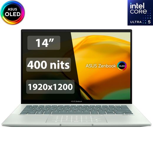 Ультрабук Asus Zenbook 14 OLED U5 125H / 16ГБ / 512SSD / 14 / DOS / (UX3405MA-QD493)