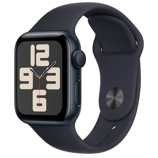 Смарт-часы Apple Watch SE 2023, 40mm Midnight Aluminium Case with Midnight Sport Band - S/M (MR9X3)