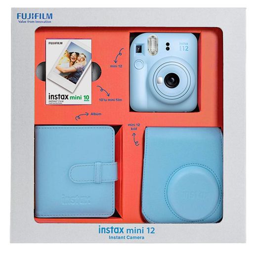 Цифр. Фотоаппарат FUJIFILM Instax Mini 12 Pastel Blue в подарочной упаковке