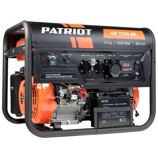 Генератор бензиновый PATRIOT GP 7210 AE (474101590)