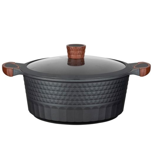 Кастрюля с крышкой 24см 4,6л Capella Resto 93503