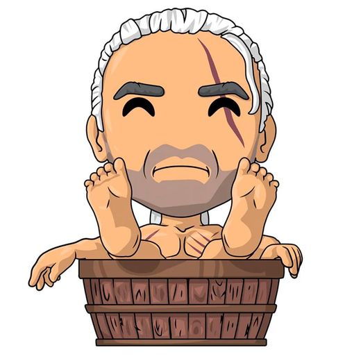 Коллекционная фигурка Youtooz Witcher 3 Bathtub Geralt (30616855372)