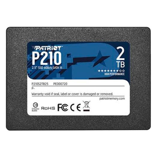 Внутренний SSD 2.5" 7мм 2TB Patriot P210 SATA-III 3D V-NAND (P210S2TB25)