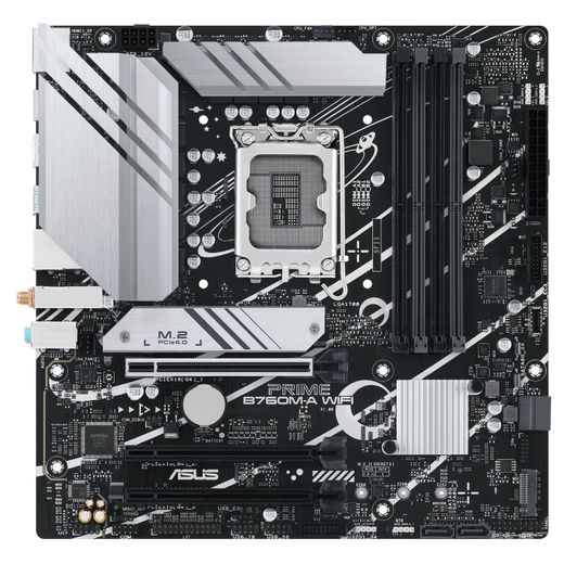 Материнская плата ASUS Prime B760M-A WIFI LGA1700 4DDR5 PCI-E 1x16 1x4 1x1 (2HDMI+DP) mATX