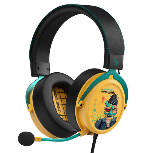 Игровая гарнитура Bloody M595 Renegade Yellow Sunset (M595-RYS)