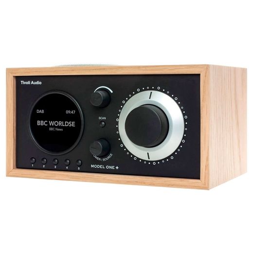 Радиоприемник с часами Tivoli Model One, Черный Дуб