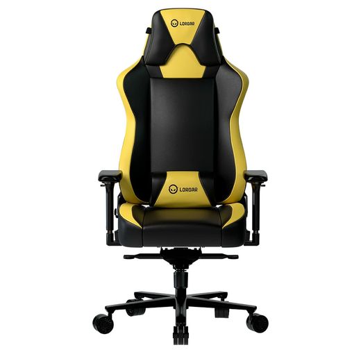 Игровое компьютерное кресло LORGAR Base 311, Black + Yellow (LRG-CHR311BY)