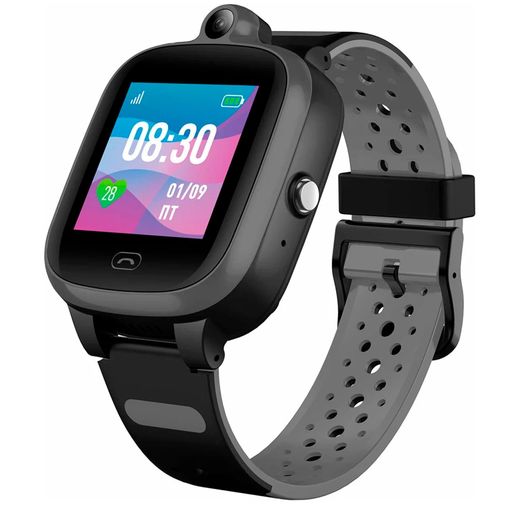 Детские смарт-часы с GPS трекером JET KID View 4G черный+серый (JET KID View 4G BK\GR)