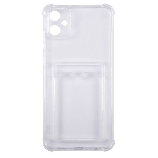Чехол для Samsung, Galaxy A05, прозрачный силиконовый чехол с визитницей A-Case, (CASE-V-SGA05)