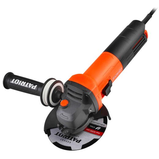 Углошлифовальная машина PATRIOT AG 125, 850 Вт, 125 мм (110301125)