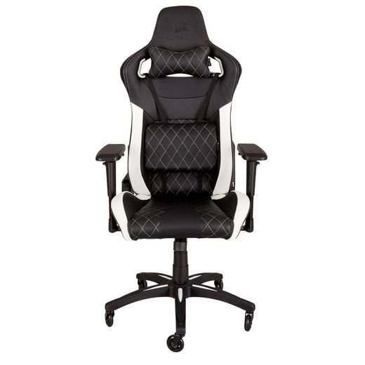 Игровое компьютерное кресло Corsair T1 Race, Black/White (CF-9010060-WW)