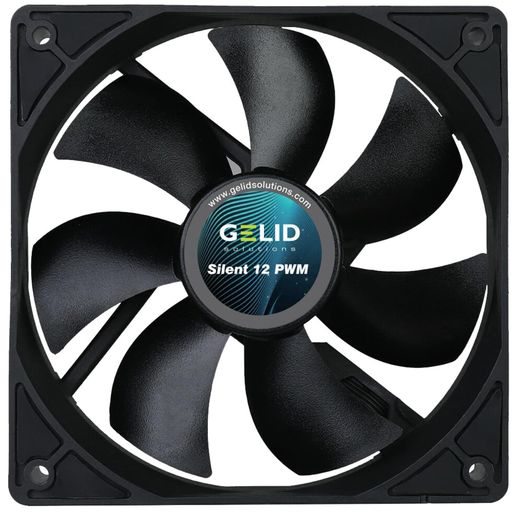 Кулер для кейса GELID SILENT 12 PWM BLACK (FN-PX12-16)