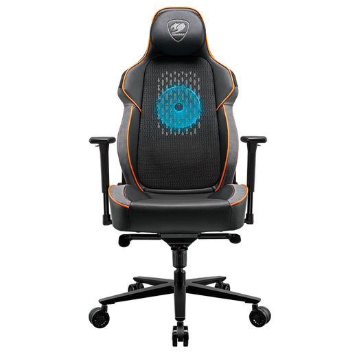 Игровое компьютерное кресло Cougar NxSys Aero RGB, Black/Orange (CGR-ARP)