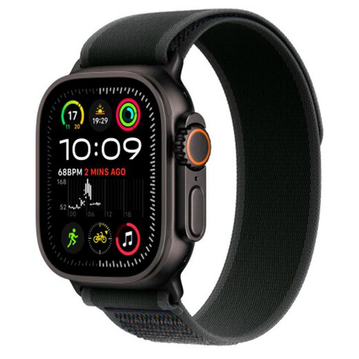 Смарт-часы Apple Watch Ultra 2 GPS + Cellular 49mm Black Titanium Case with Black Trail Loop - S/M (MX4U3)