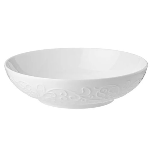 Тарелка суповая белая фарфор Амели 20,5см RRC RRC000038