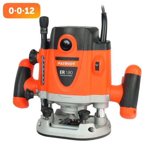 Фрезер электрический PATRIOT ER 180, 1600 Вт, цанги 6/8/12 мм (150300180)