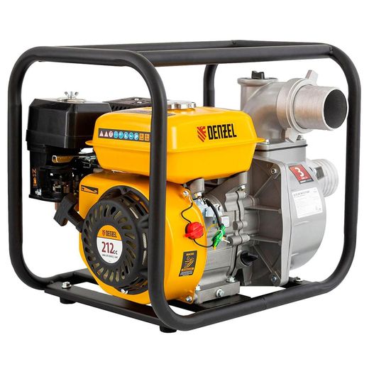 Мотопомпа бензиновая для чистой воды Denzel PX-80, 7 л.с., 3