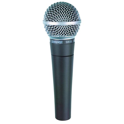 Микрофон динамический SHURE SM58-LCE кардиоидный вокальный, 50-15000 Гц, 1,6 мВ/Па