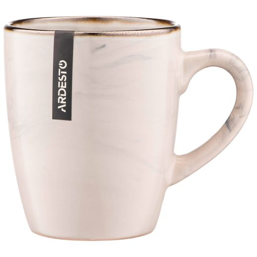Чашка керамика 390мл Marmo Ardesto AR2939MRB