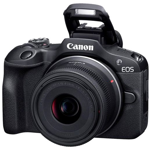 Беззеркальный фотоаппарат Canon EOS R100 + RF-S 18-45 (Black)